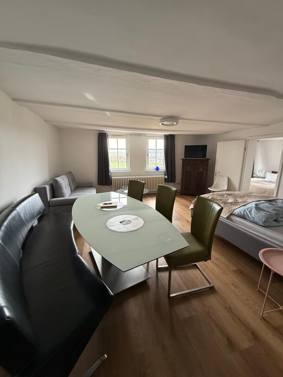Living room, Seating area, Dining area