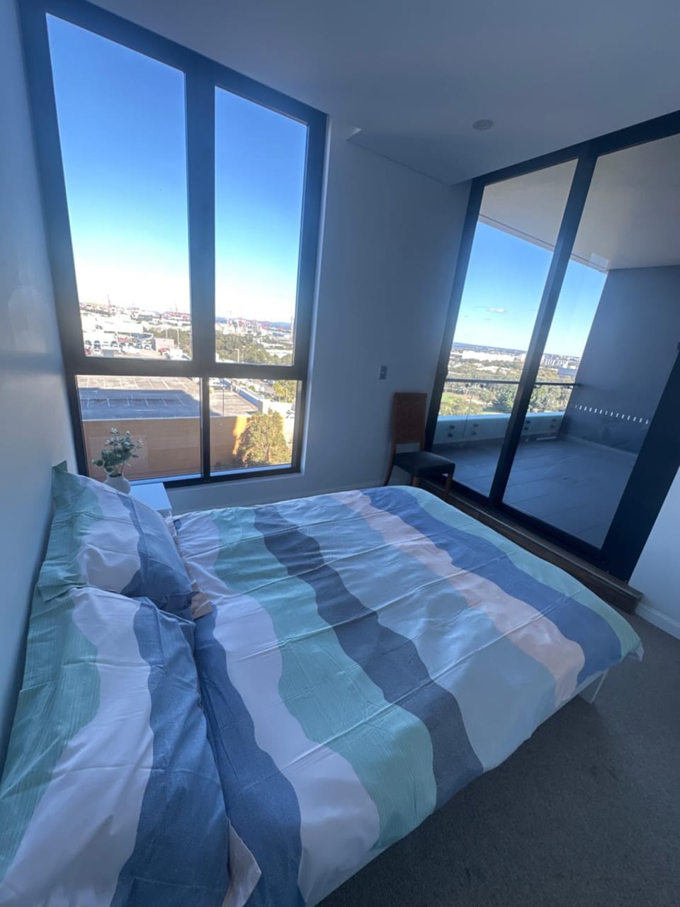Bed, Natural landscape, View (from property/room), Balcony/Terrace, Photo of the whole room, Bedroom