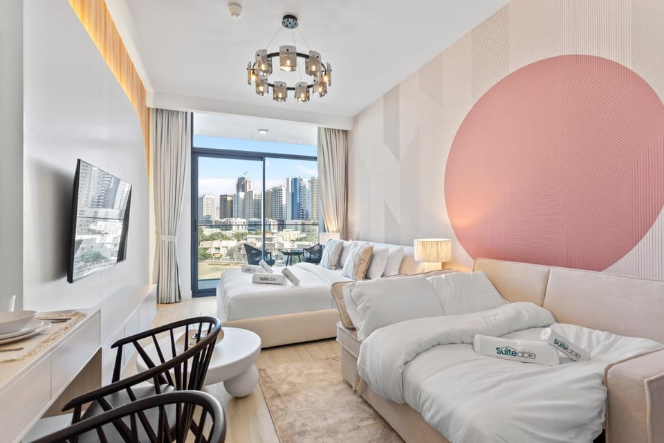 Stylish Studio with Warm Terracotta Details Apartment in Dubai