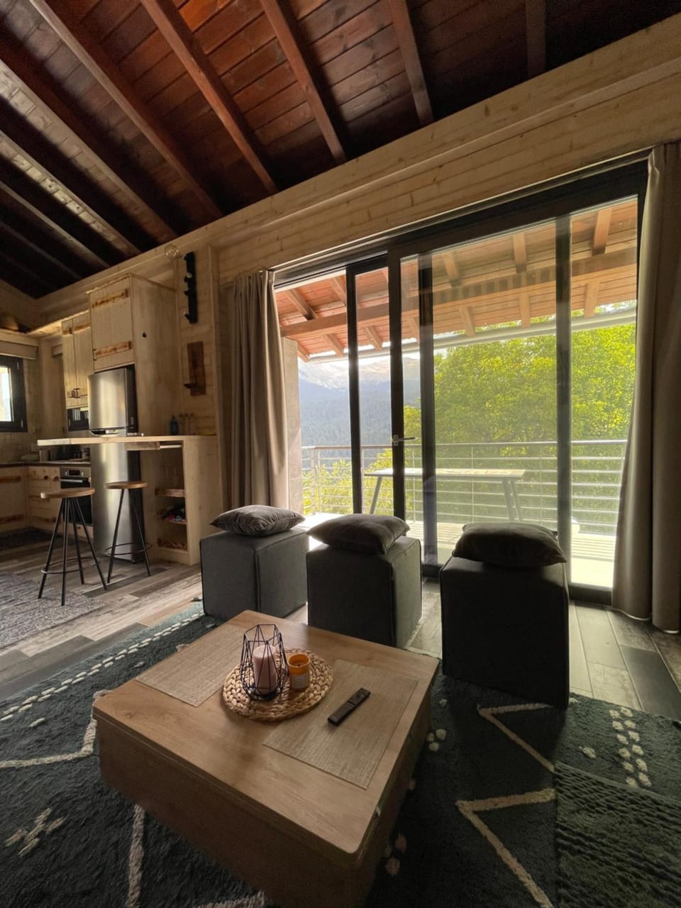 Natural landscape, Living room, Seating area