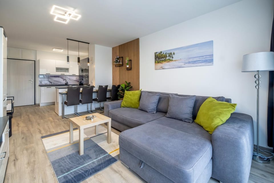 Kitchen or kitchenette, Living room, Seating area