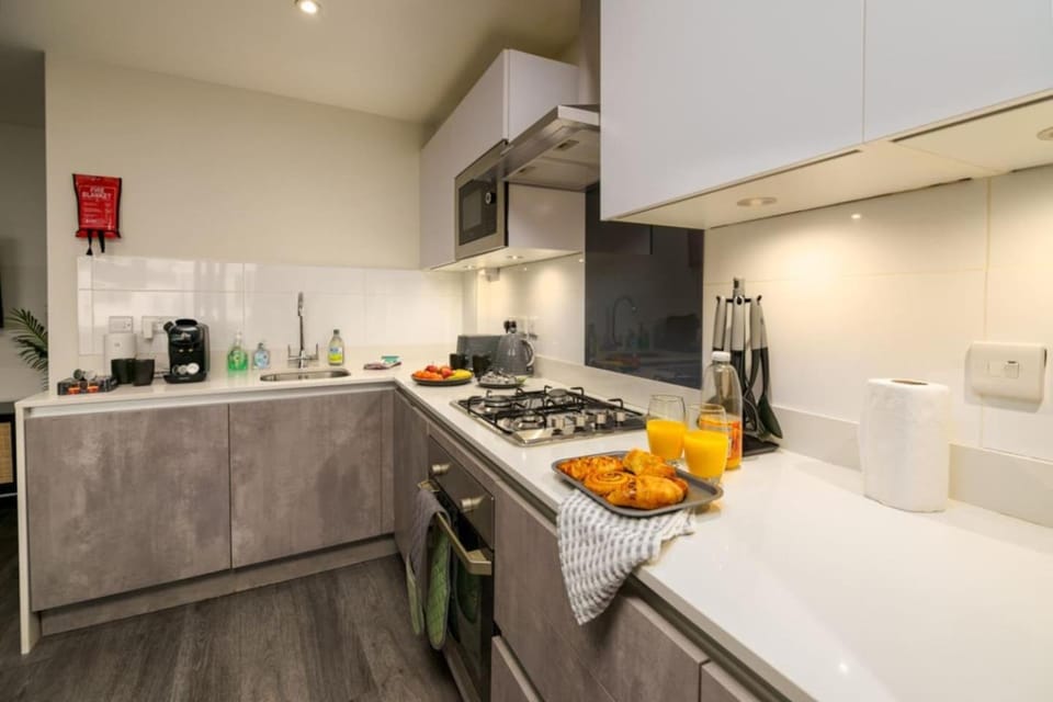 Coffee/tea facilities, Kitchen or kitchenette, Food and drinks, Food, dishwasher, minibar, oven, stove, toaster