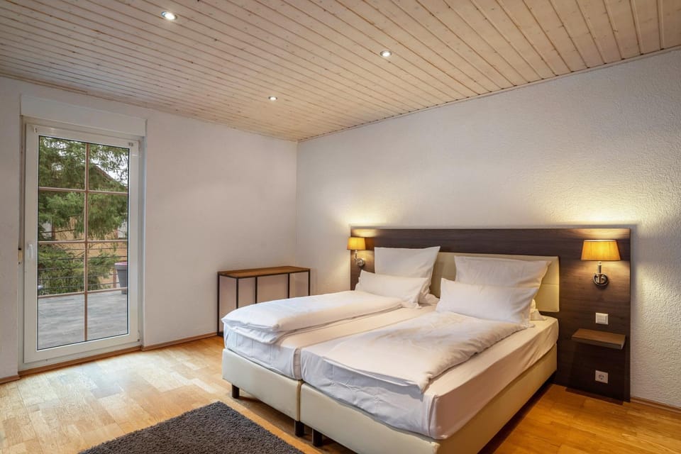 Property building, Living room, Bedroom