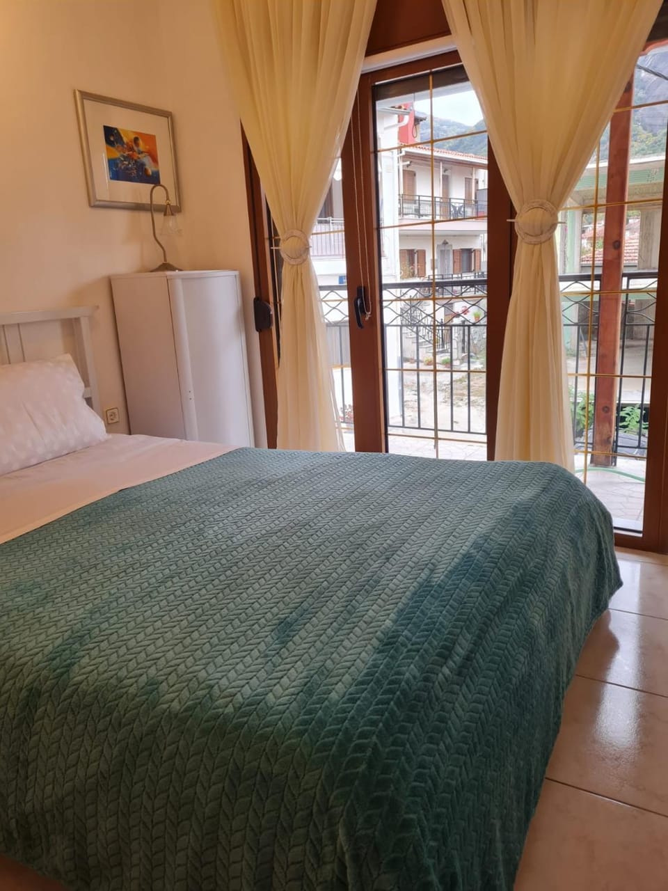 Bed, View (from property/room), Balcony/Terrace, Photo of the whole room, Bedroom