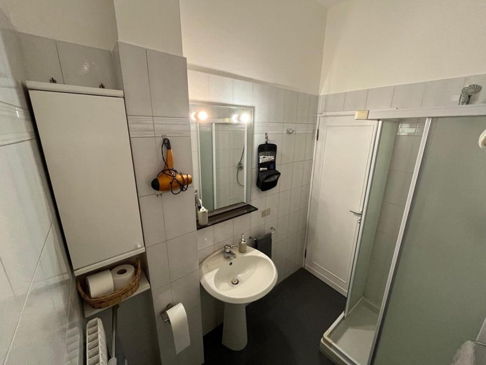 Shower, Toilet, Bathroom, bidet, hair dryier, towels