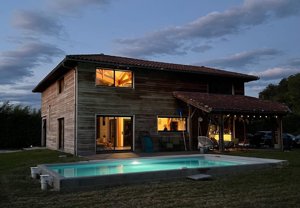 Night, Swimming pool