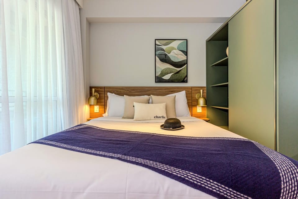 Bed, Day, Balcony/Terrace, Photo of the whole room, Bedroom, locker
