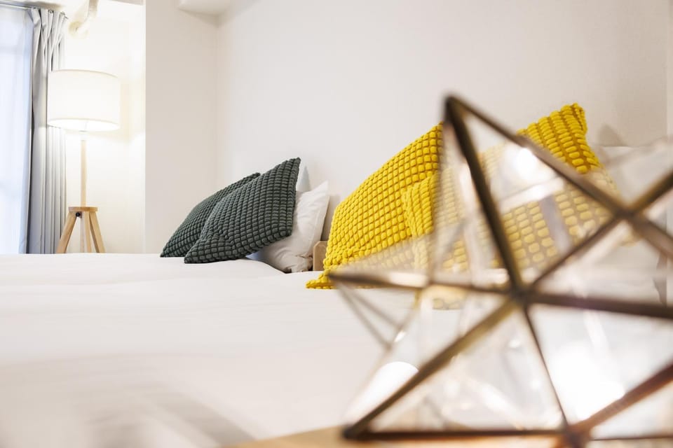 Bed, Decorative detail, Bedroom
