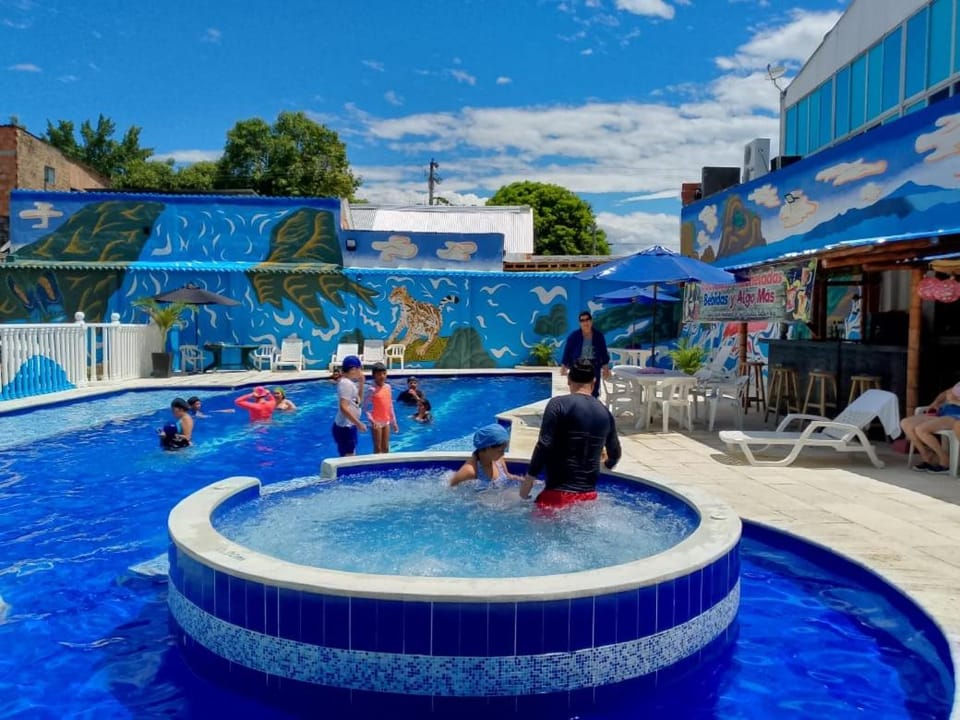 People, Pool view, Swimming pool, group of guests, sunbed