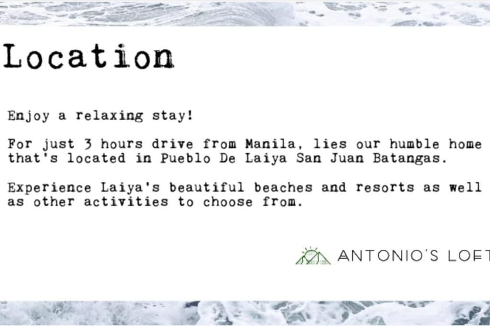 Antonios Loft Laiya Batangas House in Calabarzon