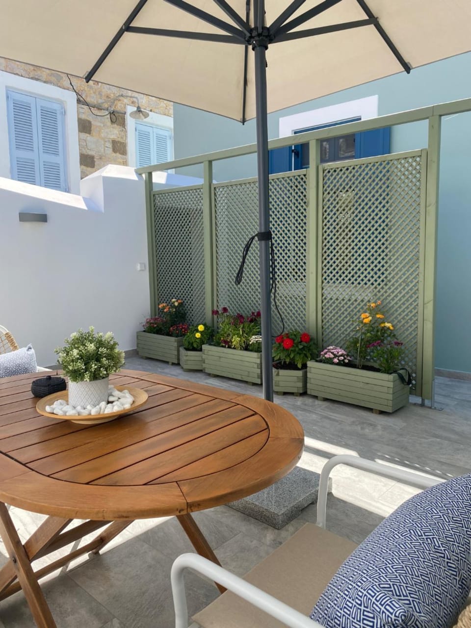 Patio, Balcony/Terrace, Inner courtyard view