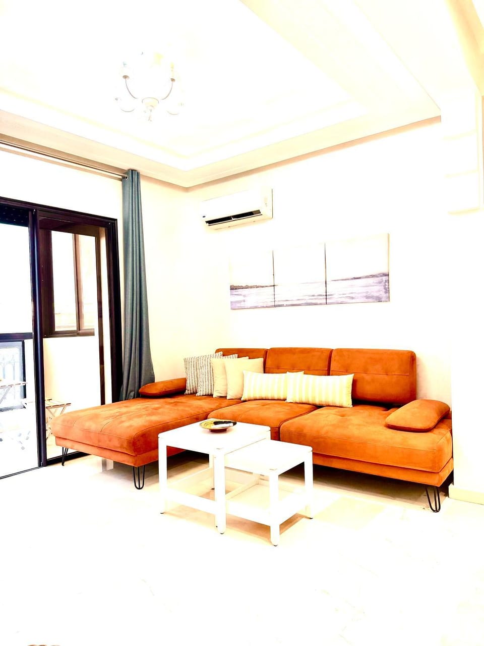 Living room, air conditioner