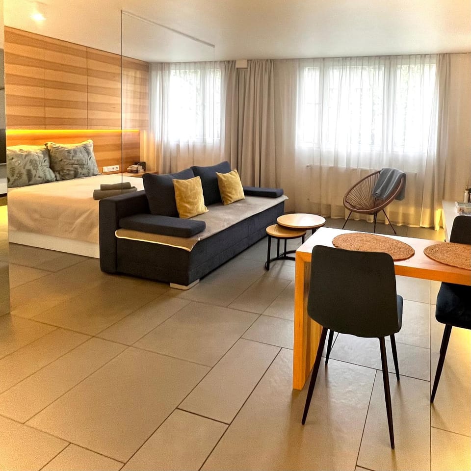 Living room, Seating area, Bedroom