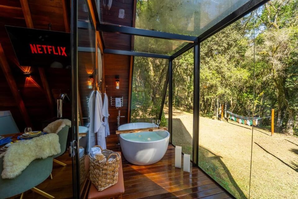 Cabana Limoeiro com vista para as montanhas Villa in State of Santa Catarina