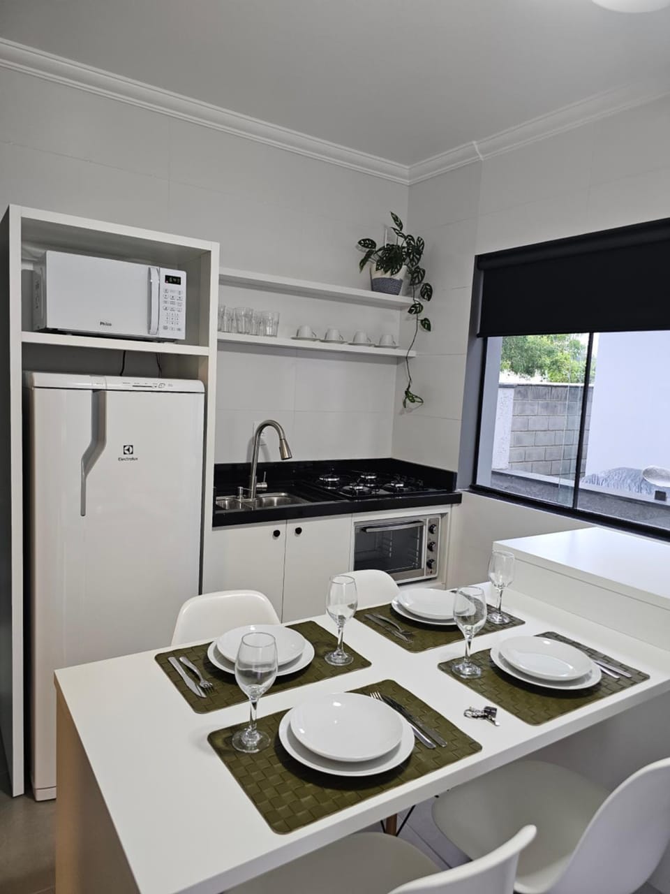 Kitchen or kitchenette, Dining area, oven, stove