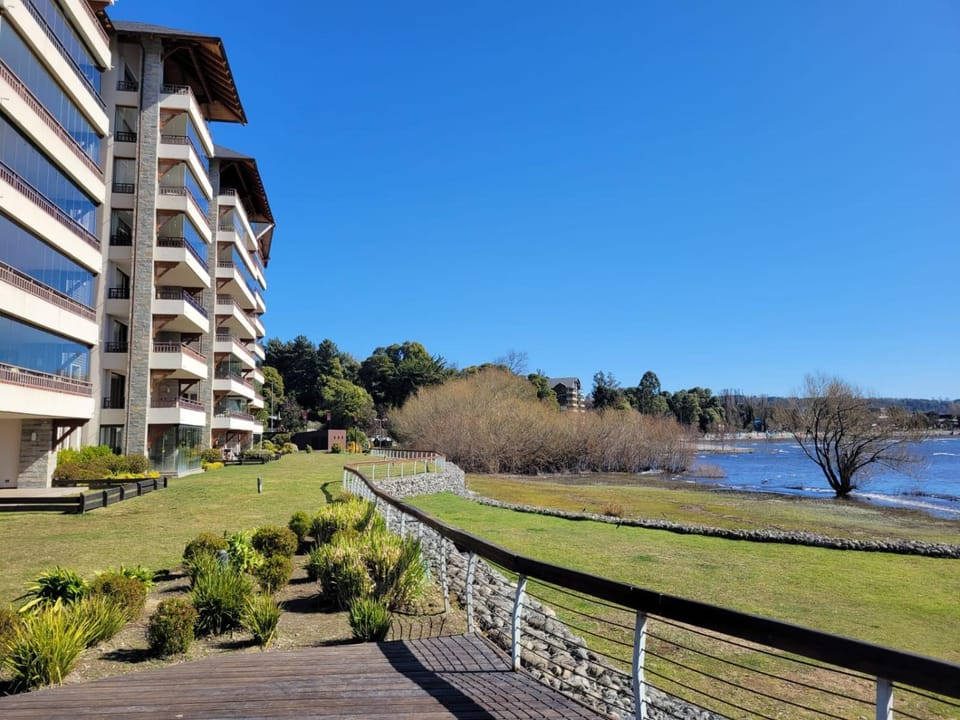 Property building, Garden, Lake view