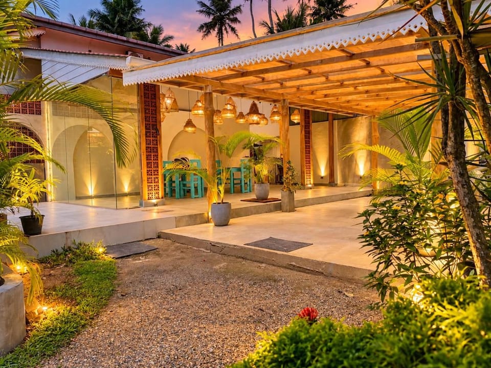 Property building, Garden view