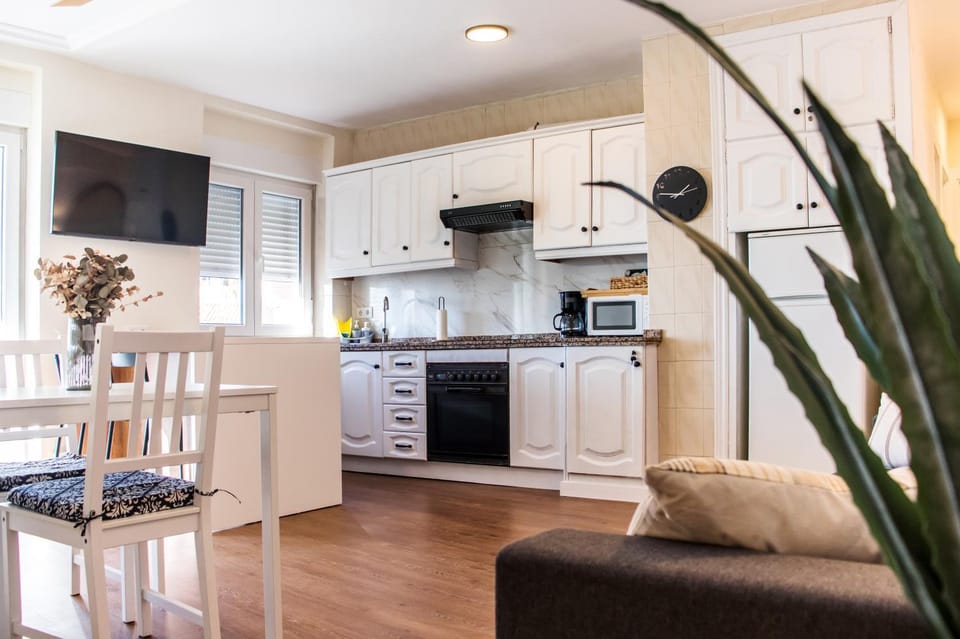 Kitchen or kitchenette, dishwasher, oven