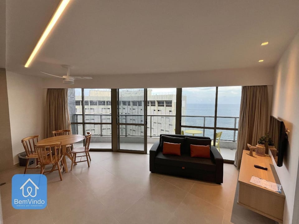 Beach Class Com Varanda e Vista Mar Apartment in Salvador