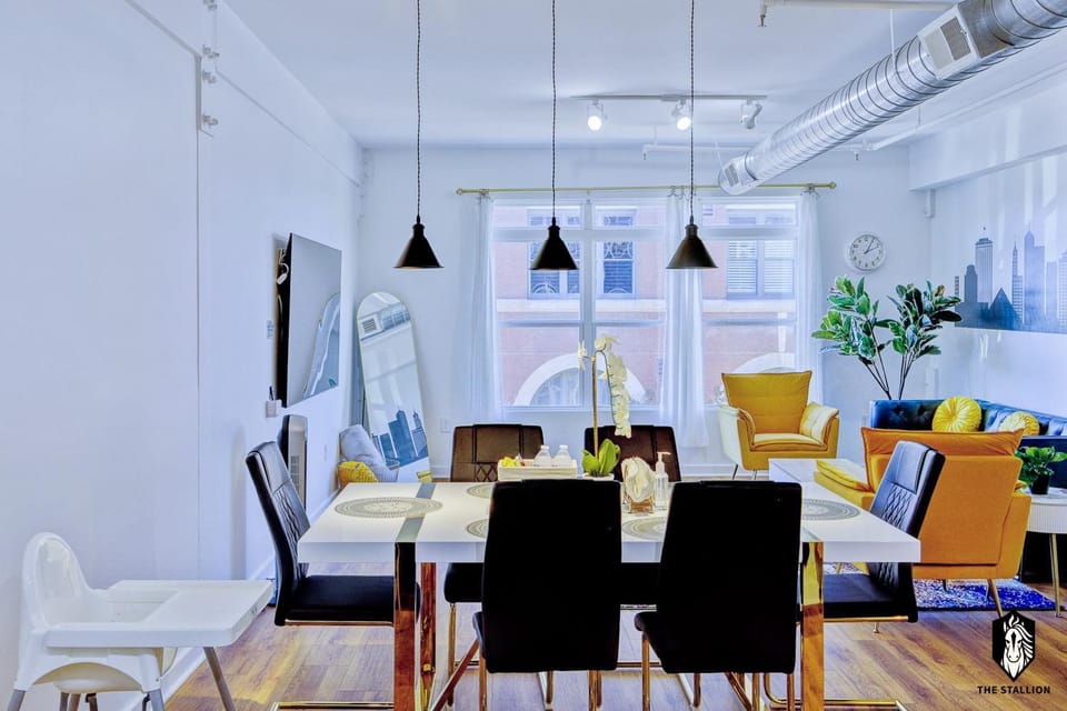 Living room, Seating area, Dining area