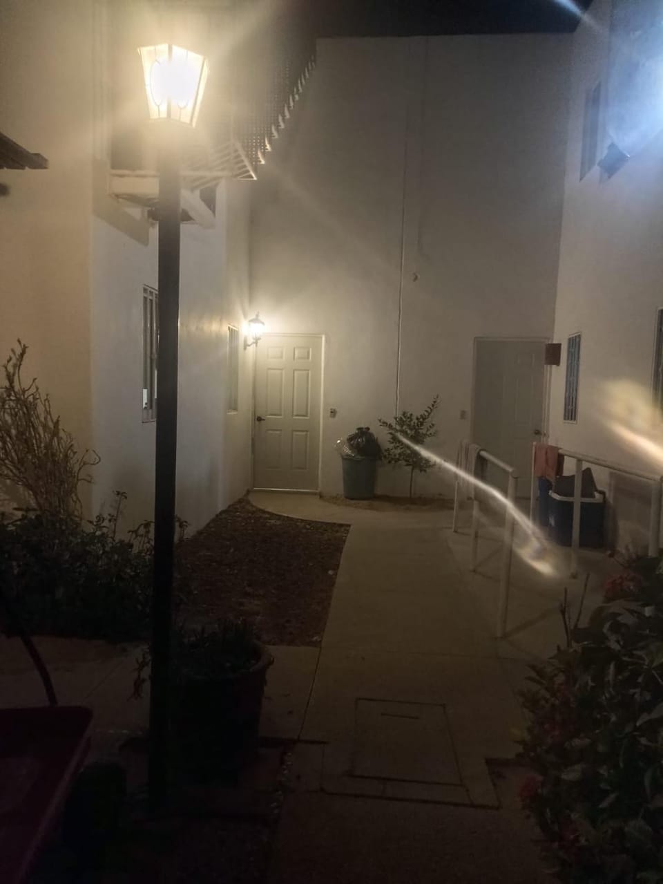 Facade/entrance, Night