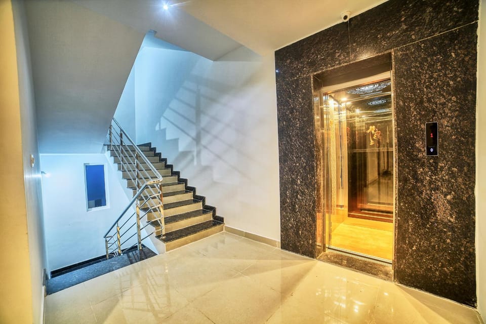 Property building, elevator