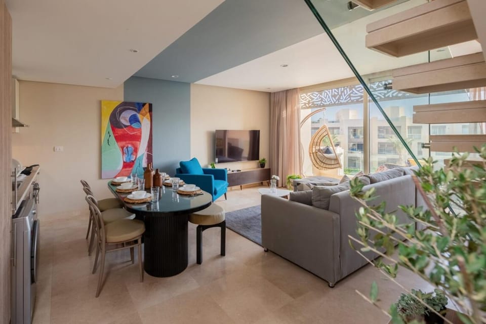 Vogue & Idyllic 2 BDR Mangroovy Free Pool & Beach Access Apartment in Hurghada