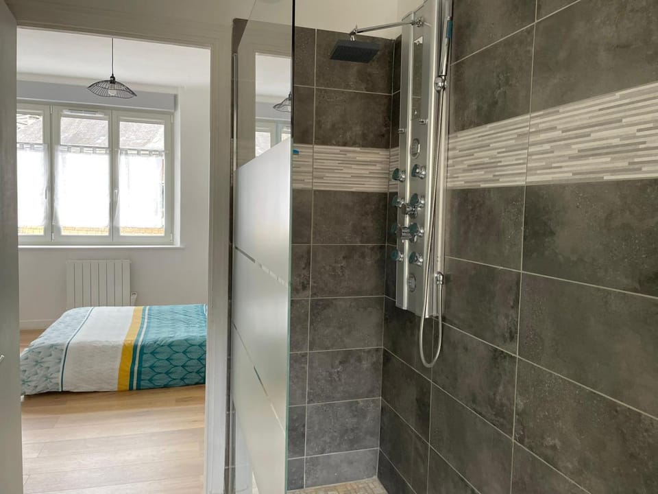 Shower, Bathroom, towels