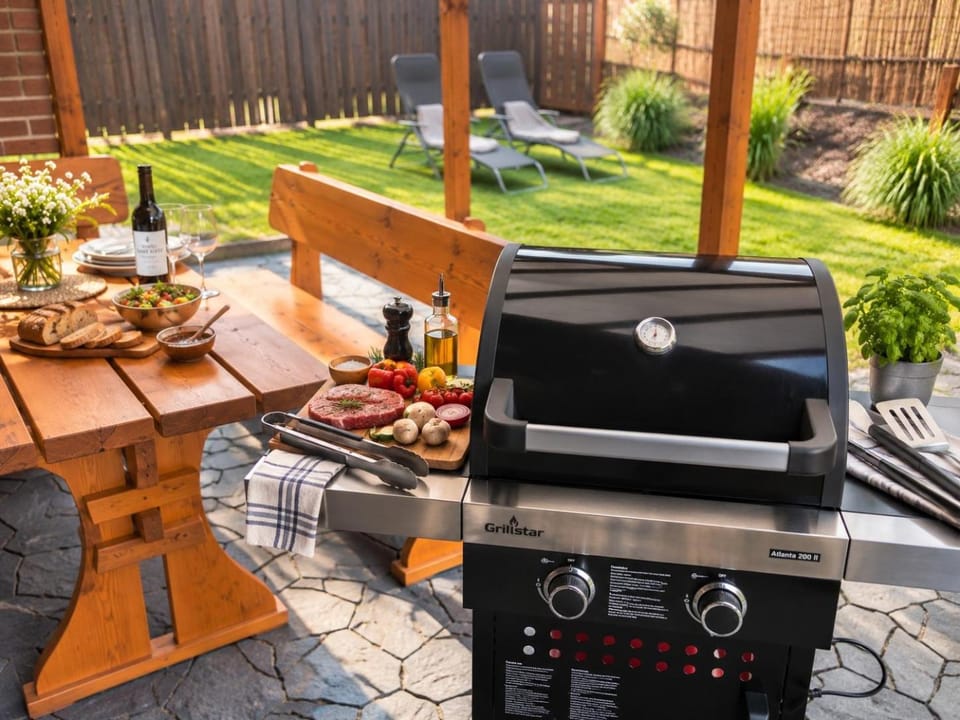 Property building, BBQ facilities, Balcony/Terrace