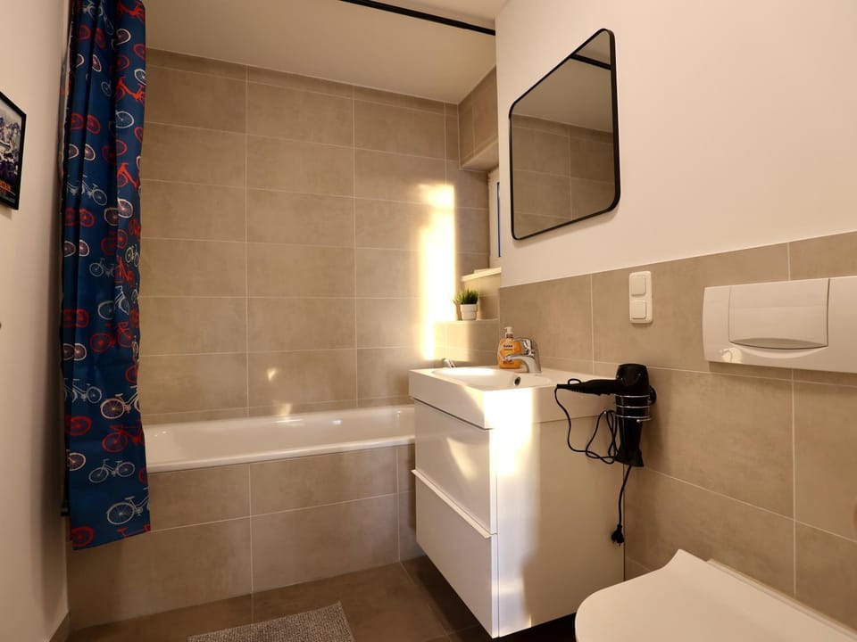 Toilet, Bathroom, Bath, hair dryier
