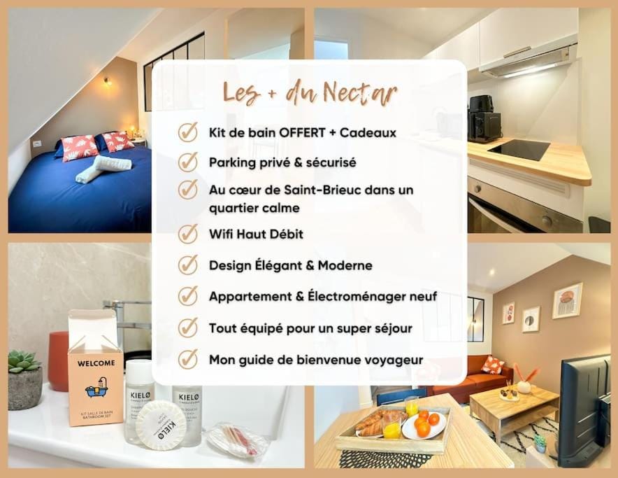 Le Nectar - Parking Privé, Hyper-centre, Calme Apartment in Brittany