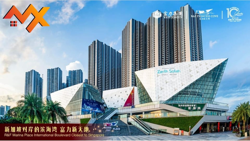 R&F Mall Princess Cove 10-12pax Sea View-Smart TV 70inch Apartment in Johor Bahru