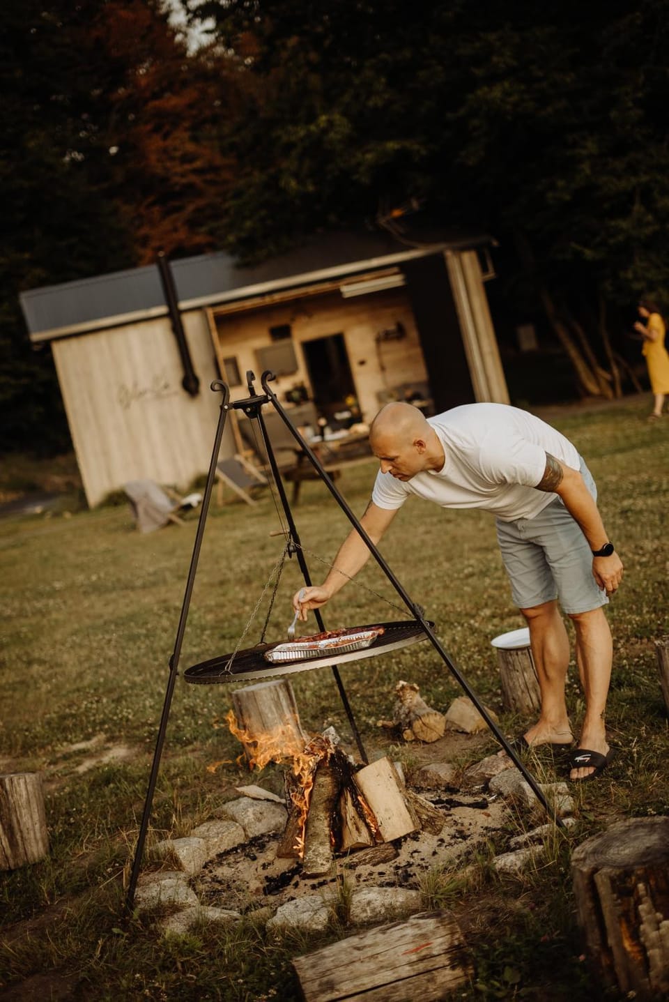 People, BBQ facilities
