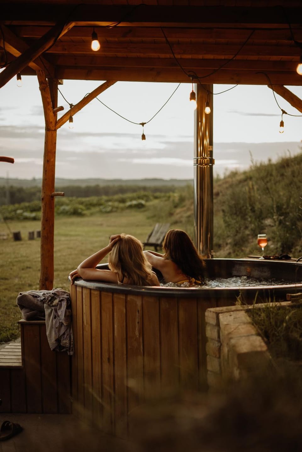 People, Hot Tub, View (from property/room), group of guests
