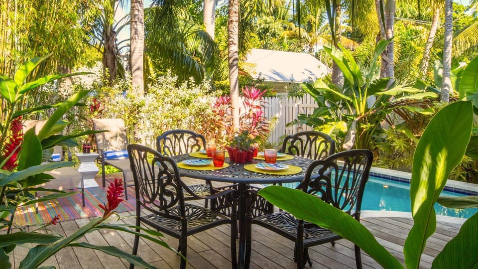 The Contented Crane by Last Key Realty House in Key West