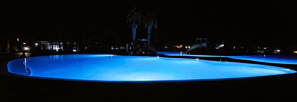 Night, Swimming pool
