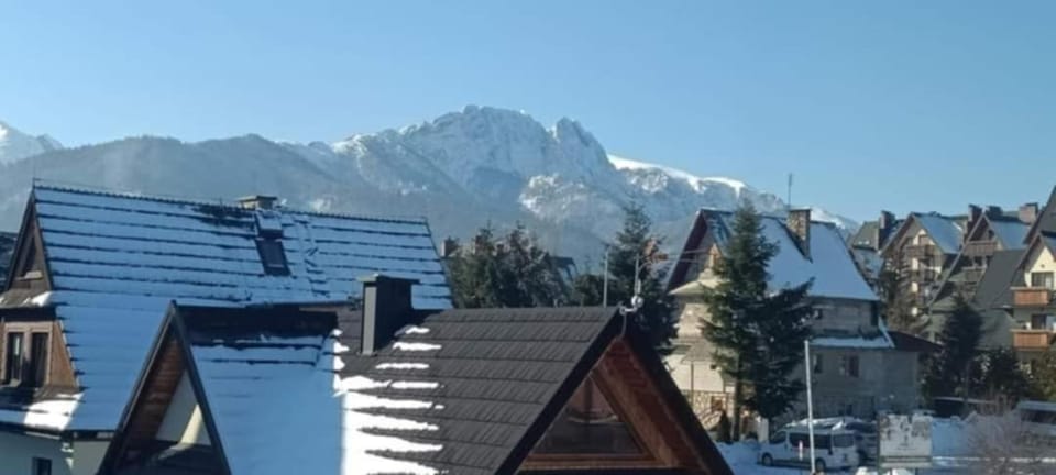 Property building, Day, Natural landscape, Winter, Mountain view