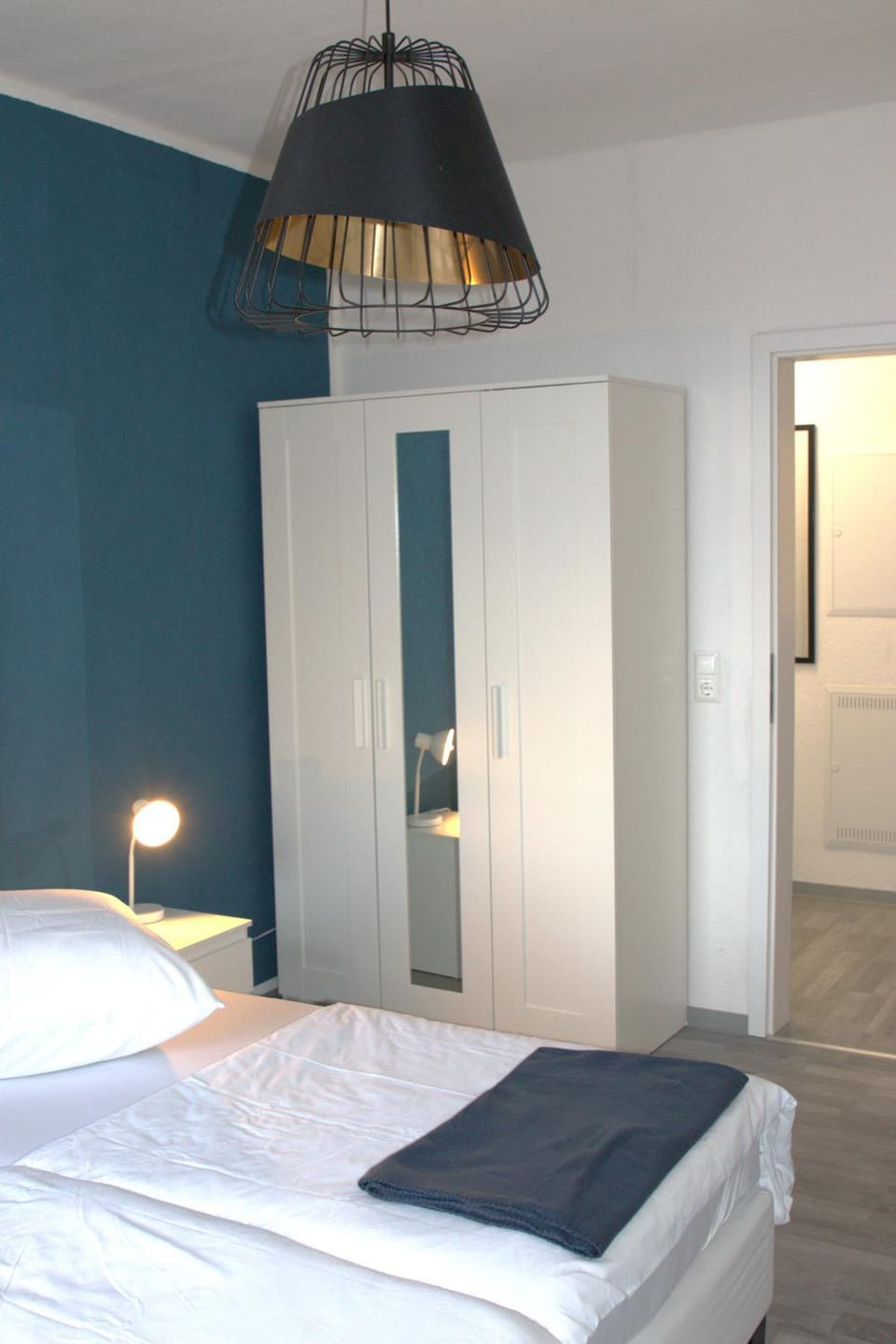 Bed, Photo of the whole room, Bedroom, wardrobe