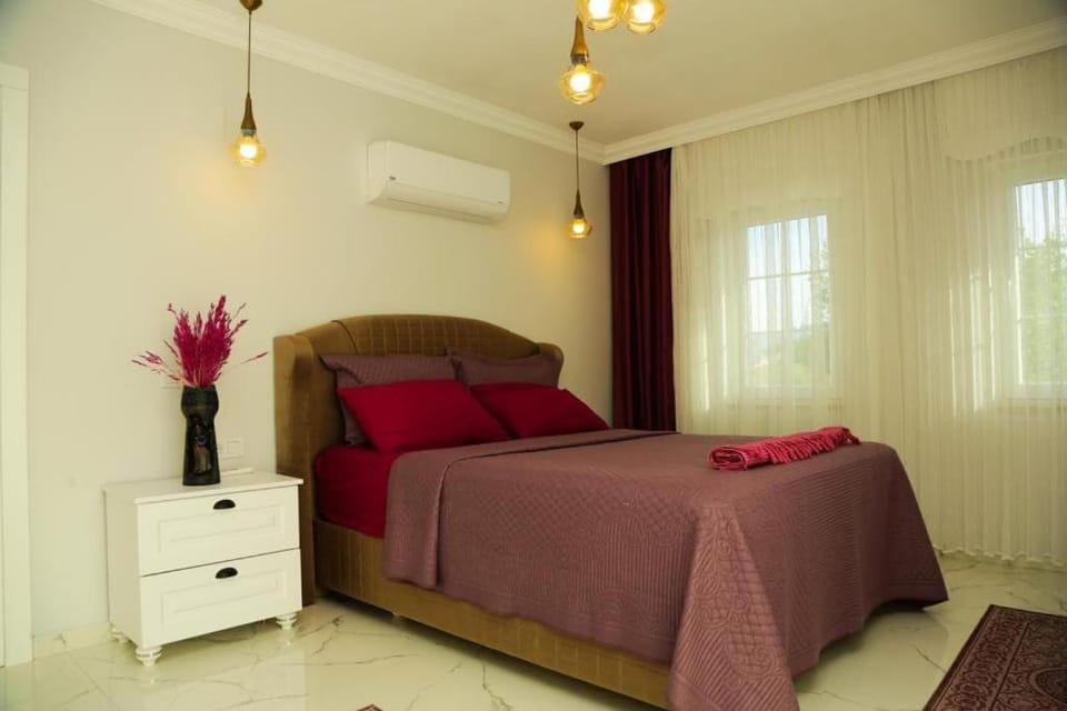Bed, Bedroom, air conditioner