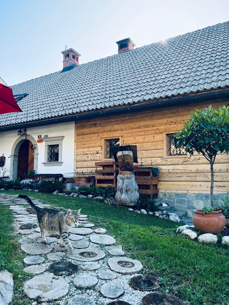 Property building, Garden