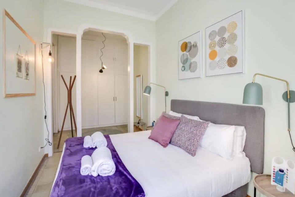 Bed, Photo of the whole room, Bedroom, towels, wardrobe