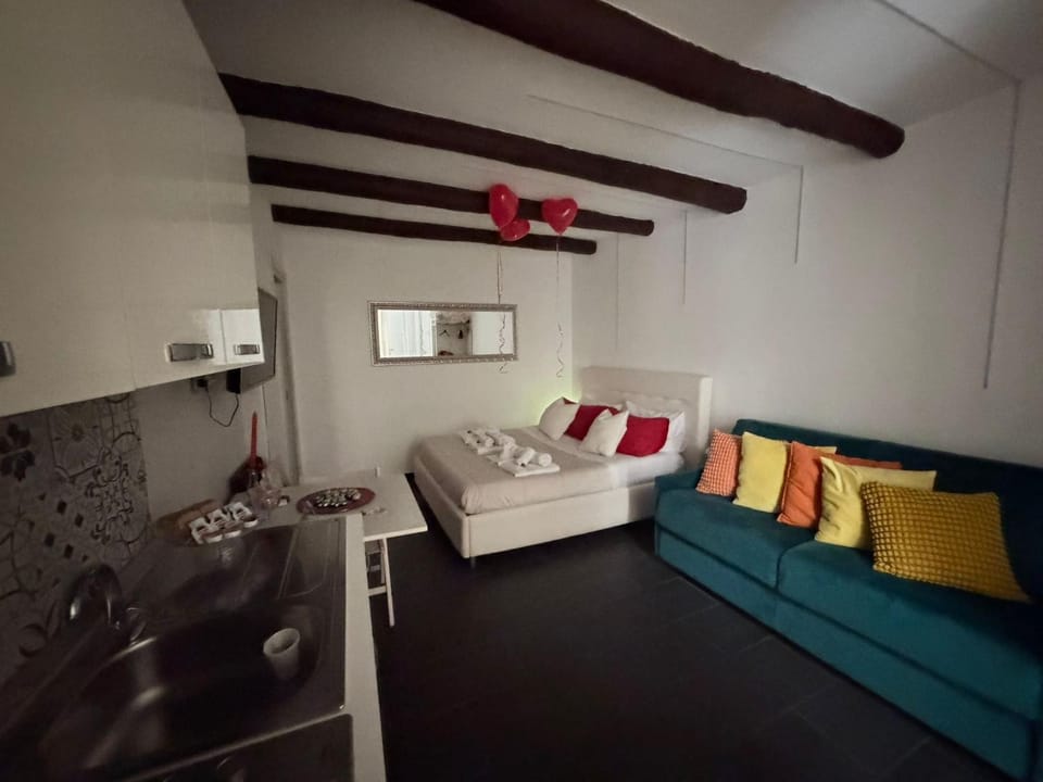 Bed, Living room, Photo of the whole room, Bedroom