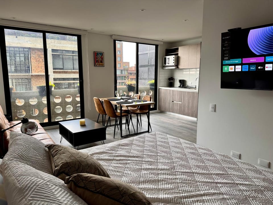 Living room, Photo of the whole room, Dining area, Bedroom