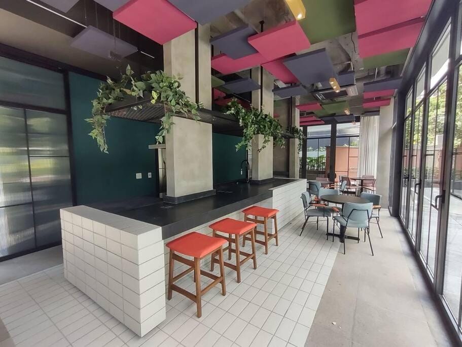 Apto novo, moderno e estiloso na República Apartment in Sao Paulo City