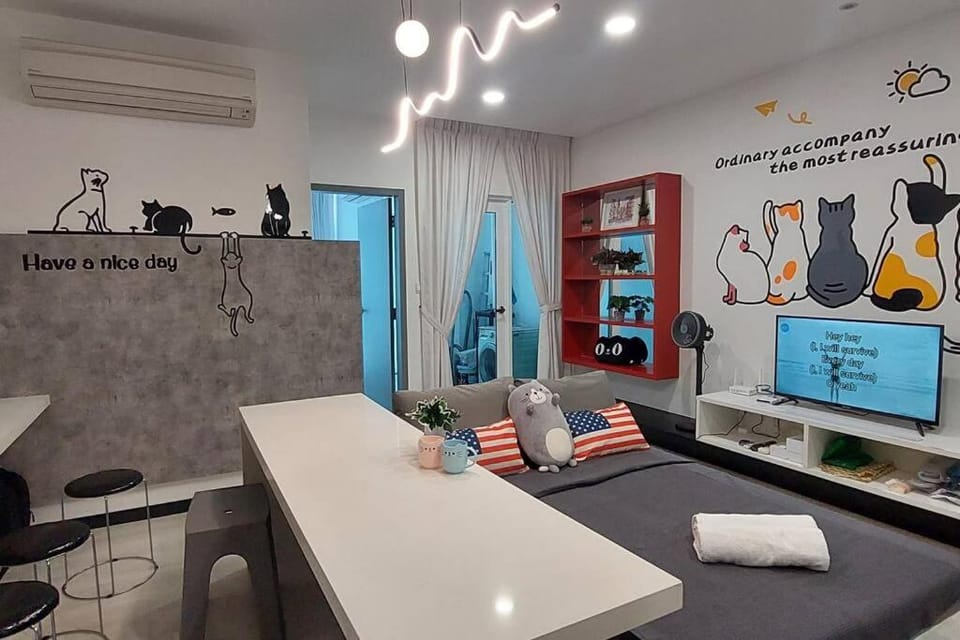 Purrfect Nook 1BR Georgetown Straits Garden 一房一厅式 Apartment in George Town