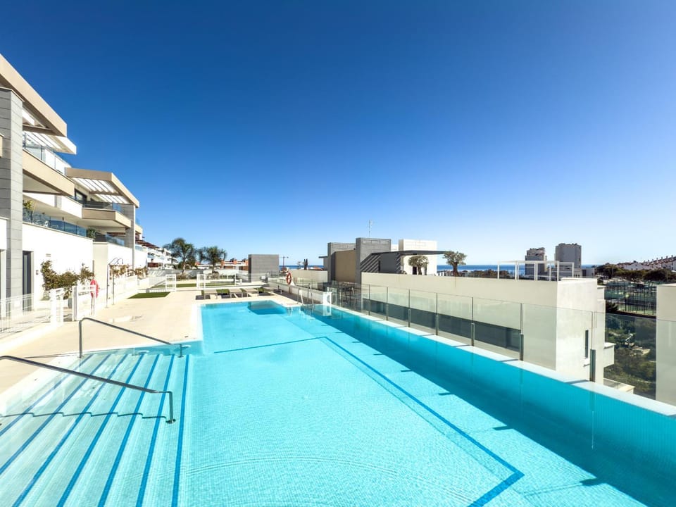 Property building, Pool view, Swimming pool