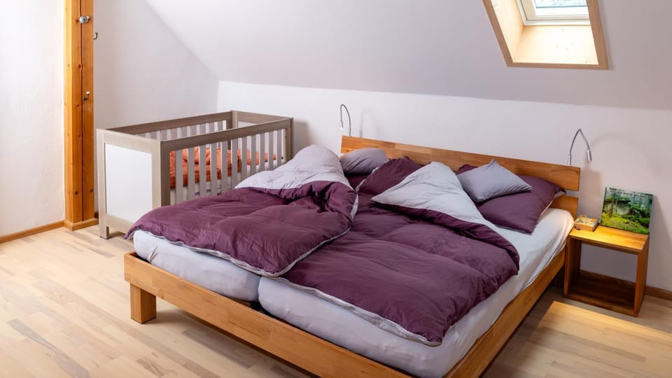 Bed, Photo of the whole room, cot