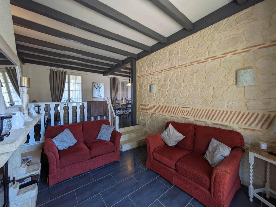 Property building, Living room, Seating area, Dining area