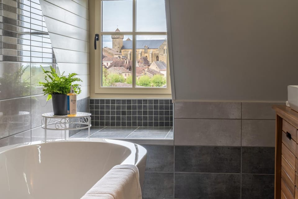 Natural landscape, Bathroom, Bath