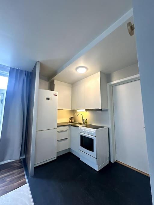 Kitchen or kitchenette, oven, stove
